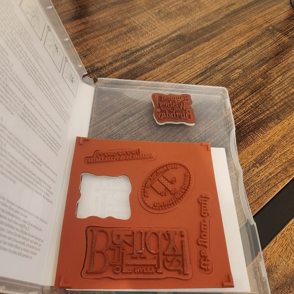 Stampin' Up! Rubber Stamp 5 Set Collection Happiest Birthday Banner Blast Pretty - Picture 6 of 10